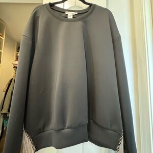 Good American Black Crewneck Top